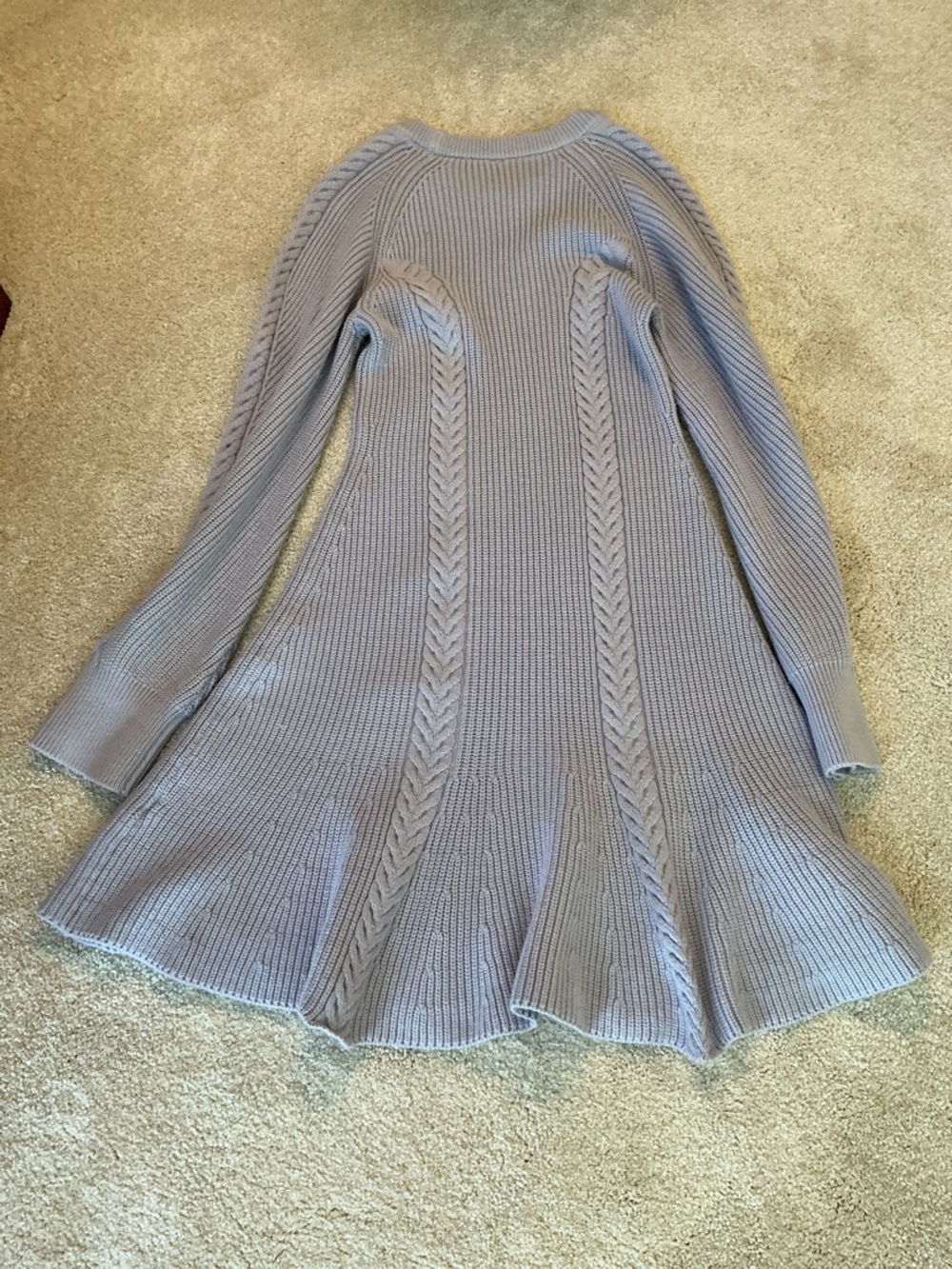 Anthropologie Skater Dress Lavender Sz M - Picture 2 of 3